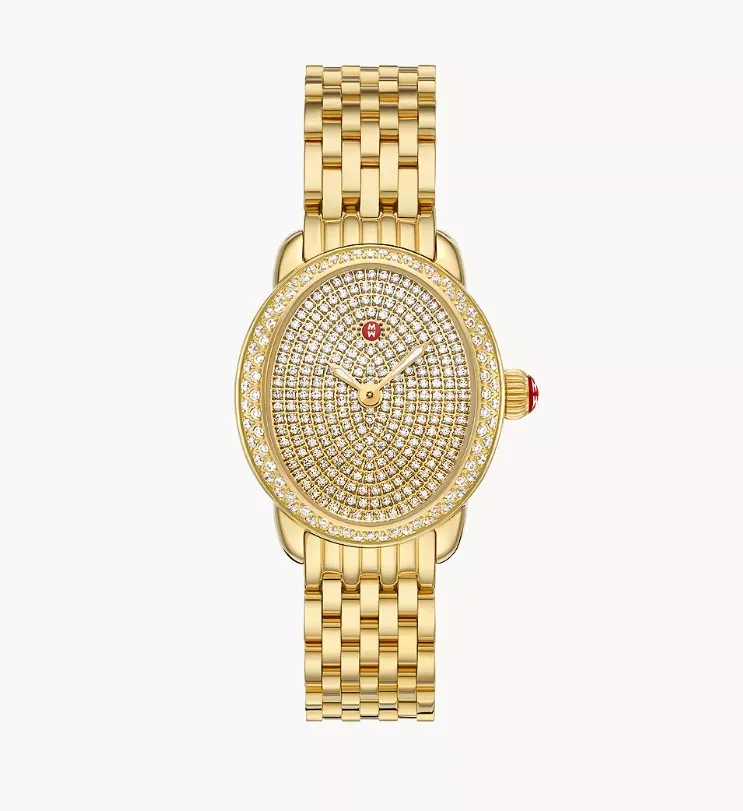 Michele Watches Serein Diamond Stainless Steel Watch