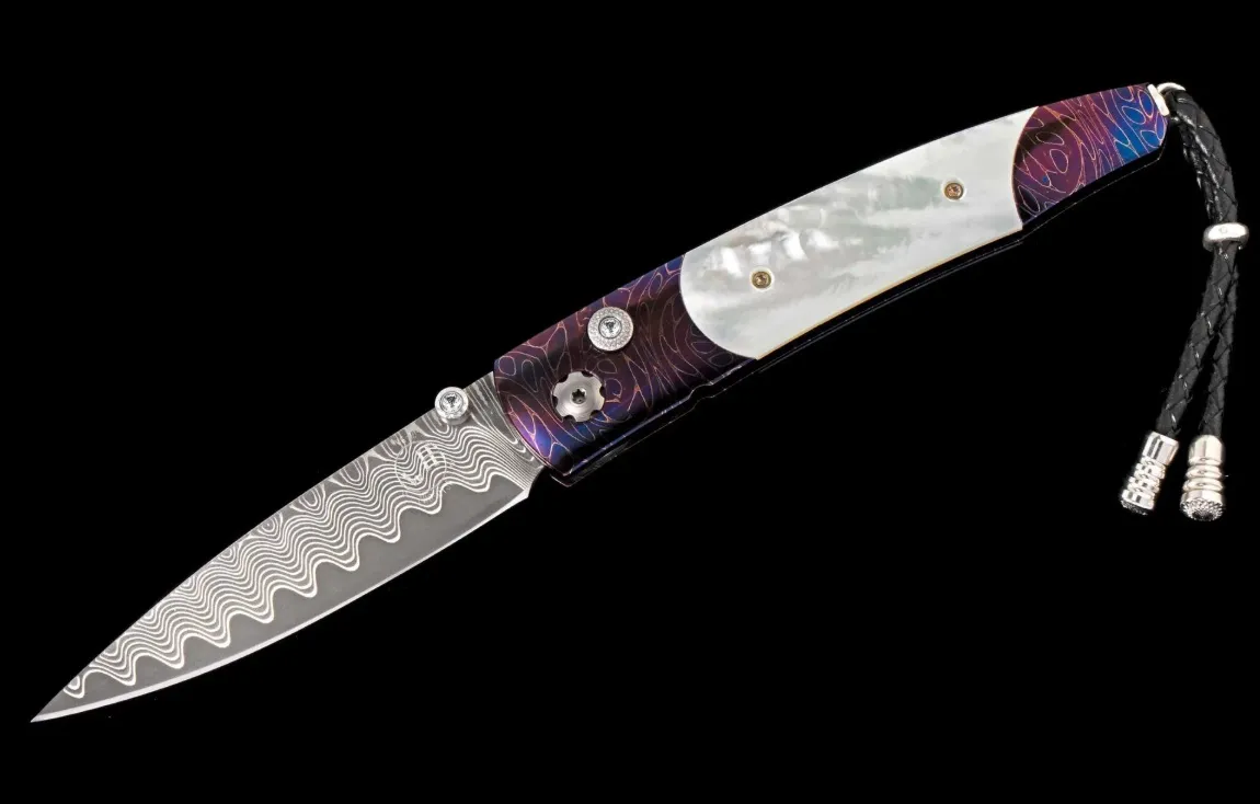 William Henry, LLC Mother of Pearl Folding Knife
